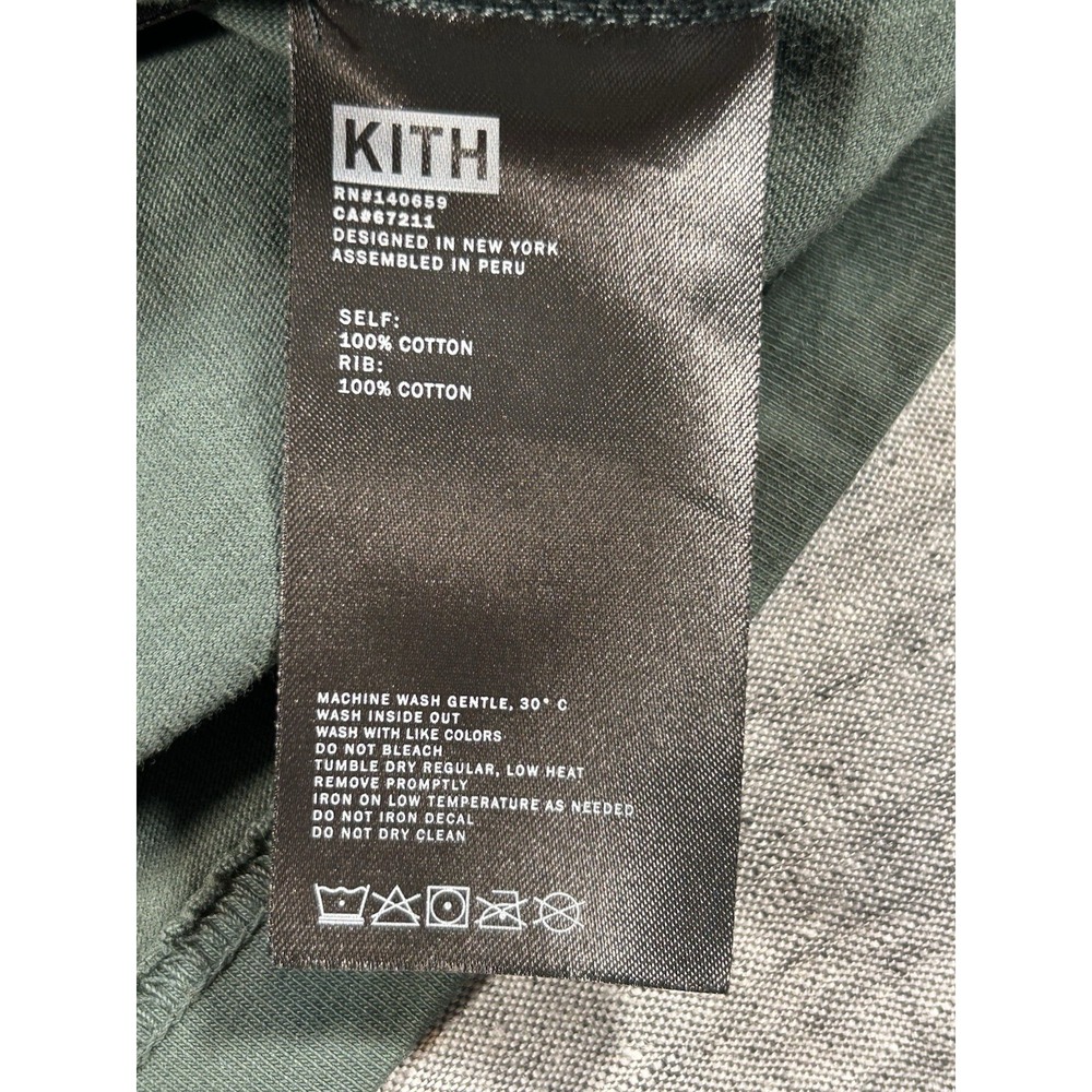 Kith Shirt Mens Medium Green 1996 Nature Society Tree Frog Crewneck Pullover Tee - Picture 3 of 7